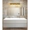 Z-Lite Fontaine 4 Light Vanity, Rubbed Brass & Clear 3035-4V-RB - alternate 3